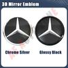 C200 E300 2026 Hot Chrome Silver OE Style Emblem Front Grille Star Emblems Logo For Mercedes Benz B W245 C W204 C300 C250 GLK X2