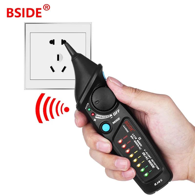 BSIDE AVD06 Intelligenter berührungsloser Spannungsprüfer NCV Schaltungsdurchgangsprüfer | Elektrikerwerkzeug für Hauswartung Industrie