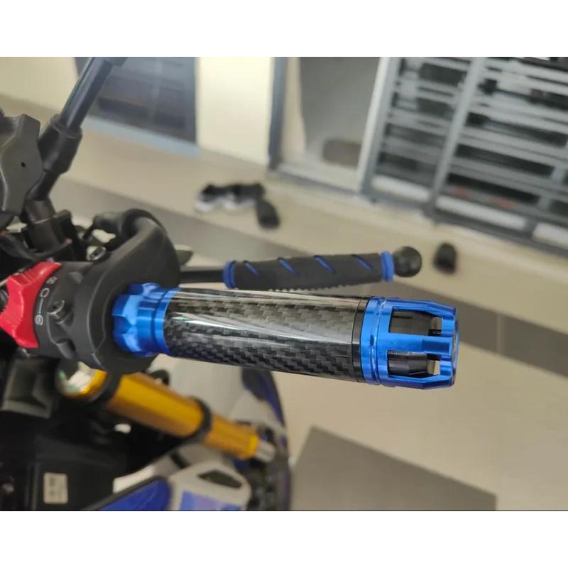 22mm 7/8" Handle Bar Grip For Yamaha Kawasaki MT07 MT09 TMAX500 530 YZFR3 R25 Ninja ER6N ER6F CNC Aluminum Motorcycle Handlebar