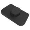 Massage Table Face Cushion Universal PU Leather Square Massage Face Pillow Headrest for Massage Spa Bed Black