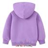 Herbst Neuheiten Einfarbig Kinder Hoodie Pullover Hoodie Regenbogenfarben Kinder Pullover Hoodie Alter 4-14 Atmungsaktives Polyester Mädchenbekleidung Langarm