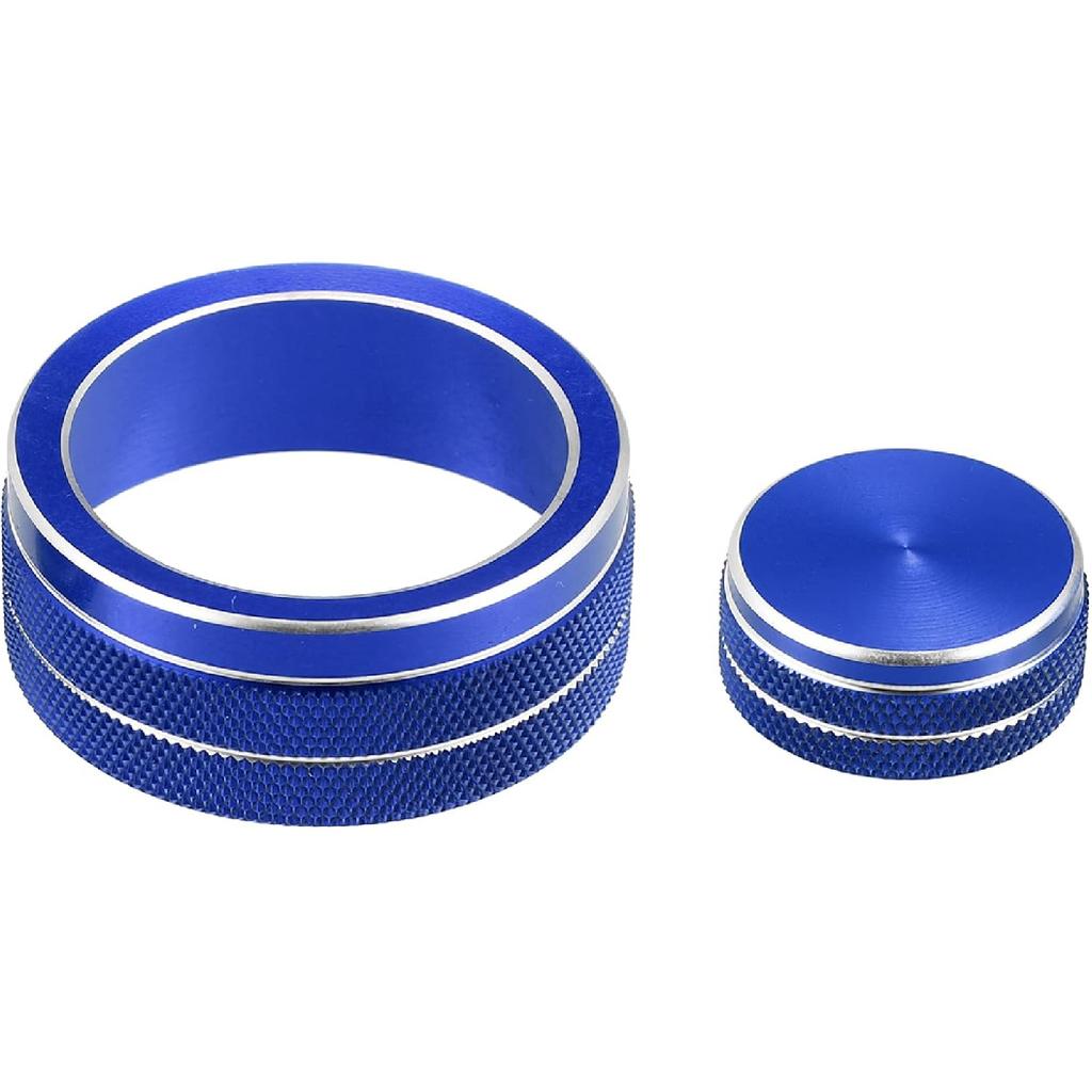 Car Center Console Multimedia Control Button Cover for Infiniti Q50 QX50 Q60 Red (Set of 2)