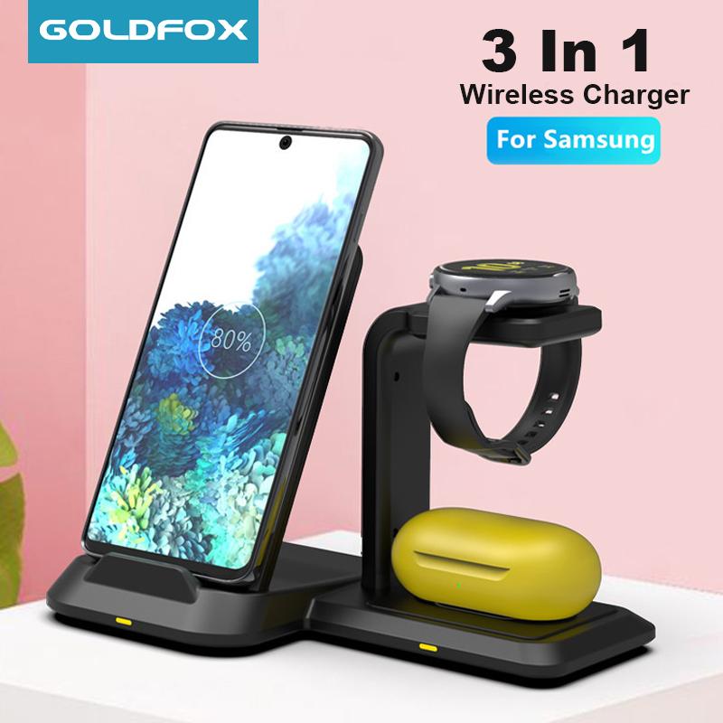 Buy 3 in 1 Wireless Charger Dock Station for Samsung S22 Ultra S21 S20