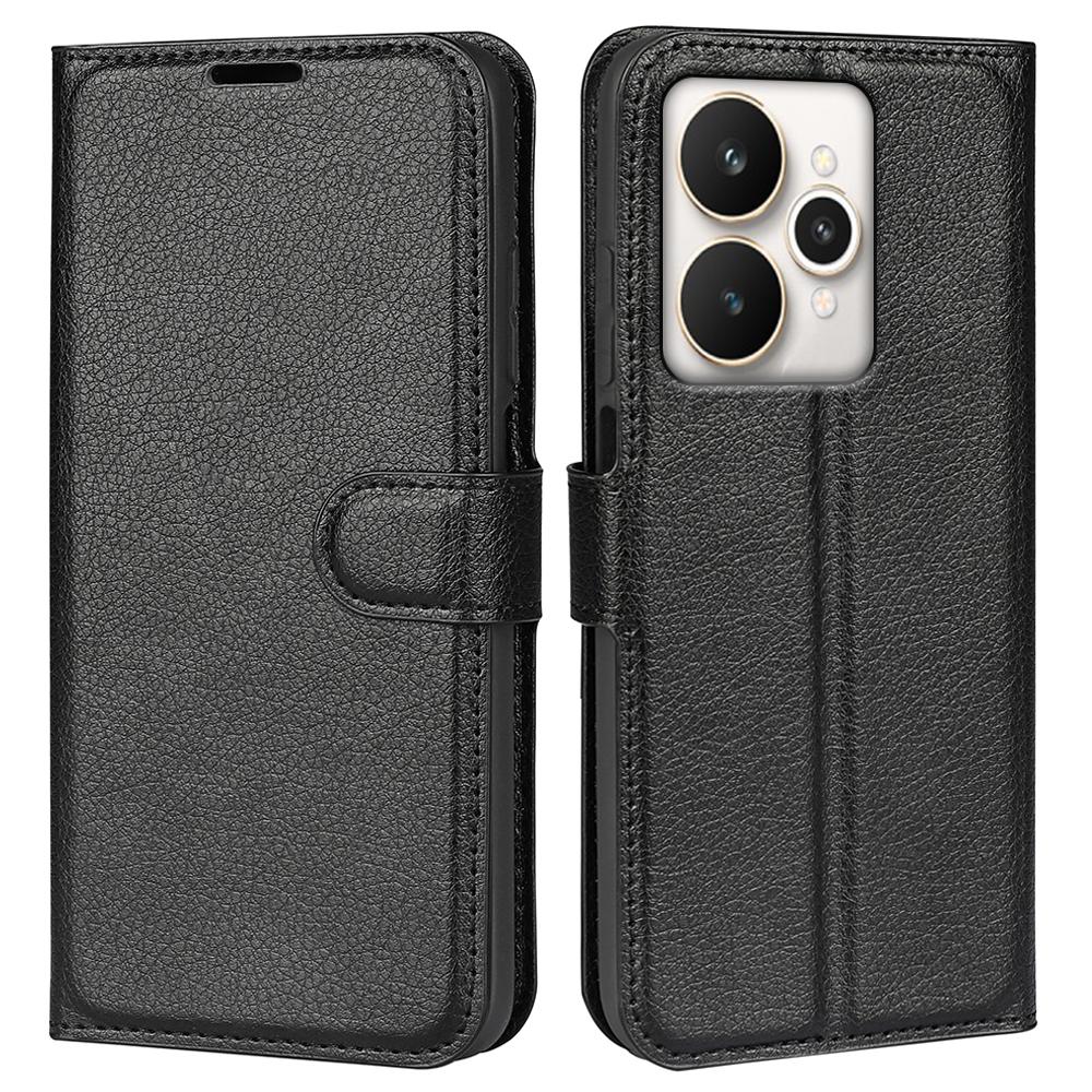 For Realme 15 5G Case Litchi Texture Shockproof Leather Wallet Phone Cover