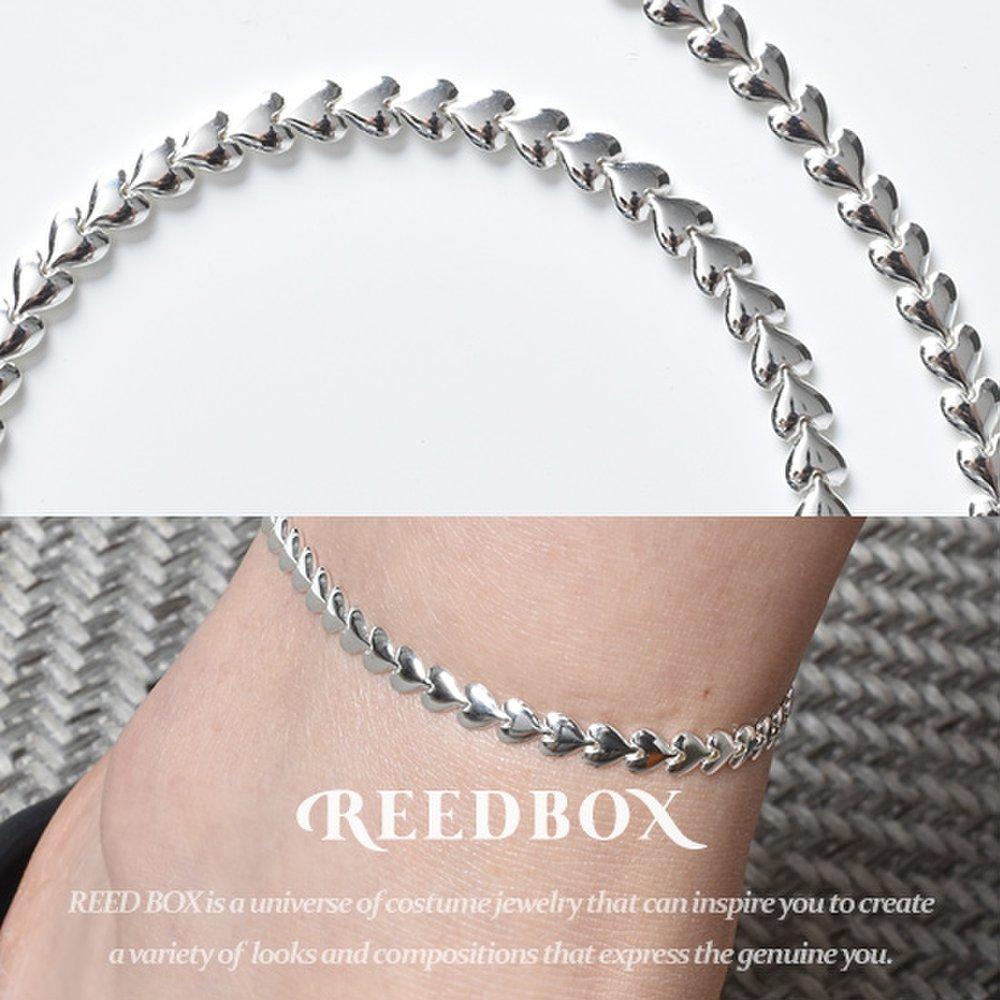 Silver Destiny Heart Chain Anklet Layered Silver Anklet 925 Silver