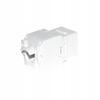 Moduł keystone Jack RJ45 kat. 6A UTP, beznarzędziowy, biały Netrack