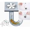 2 Stück Premium Abfluss Haarfänger Blume Duschkopf Haarreinigungs Kette Badezimmer Abfluss Sieb Haarfänger Kette Haken