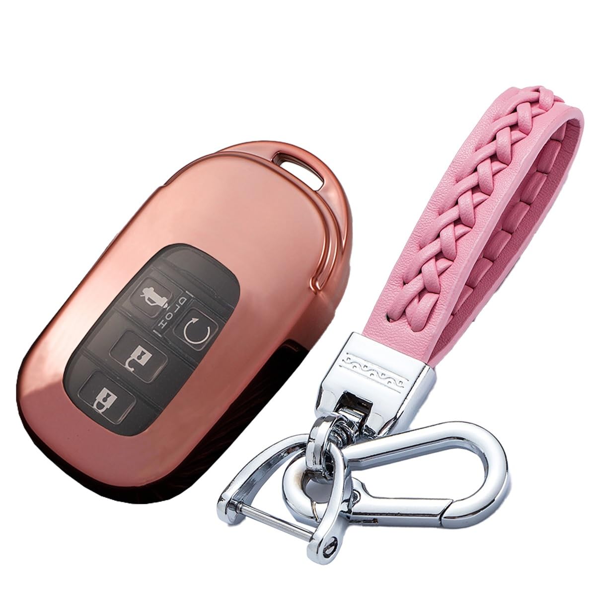 

[VERISSY] Smart Key Case Key Holder Set New Vezel VEZEL RV3 RV4 RV5 RV6 Applicable size розовый