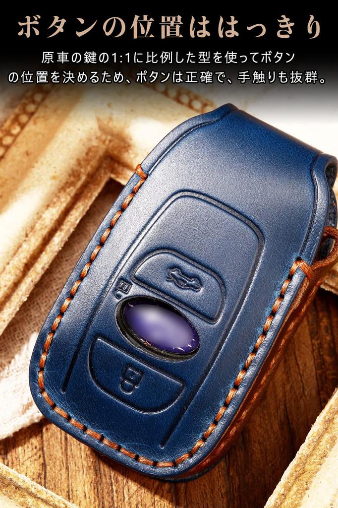 Subaru Key Case, SUBARU Car Smart Key Case, Key Cover, 3 Buttons, Genuine Leather,