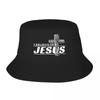 Custom I Believe In Jesus Christ Bucket Hat Unisex WomenCristianity Faith Outdoor Sun Summer Camping Fishing Cap