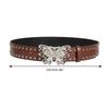 Fashion Enthusiasts PU Belt for Skirt Female Waist Belt with Butterfly Buckle