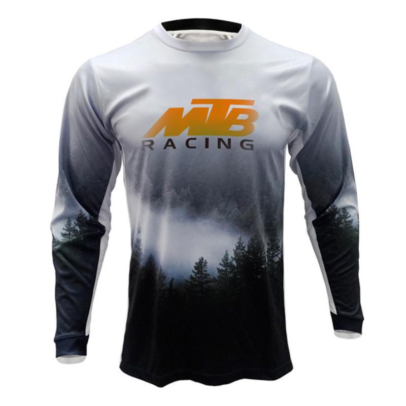 Mountain Bike Downhill Jersey Quick-Dry Cycling Shirt Men Women Riding Apparel