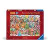 Puzzle - RAVENSBURGER - Christmas In the Village - 1000 Pieces - Multicolour - Rest and Relaxation