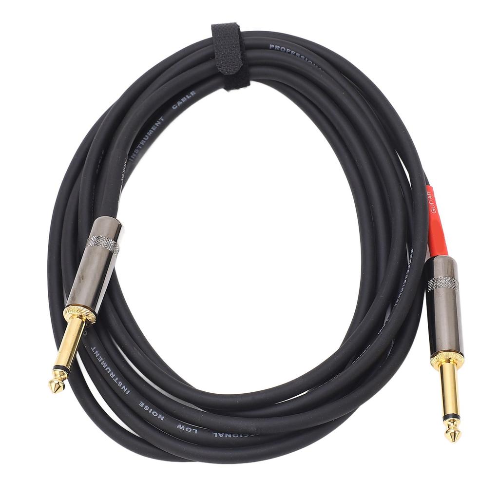 Gitarren-Audiokabel 1 4-Zoll-Stecker rechtwinklig Abschirmung Rauschunterdrückung Instrumentenkabel für Bass Keyboard Schlagzeug