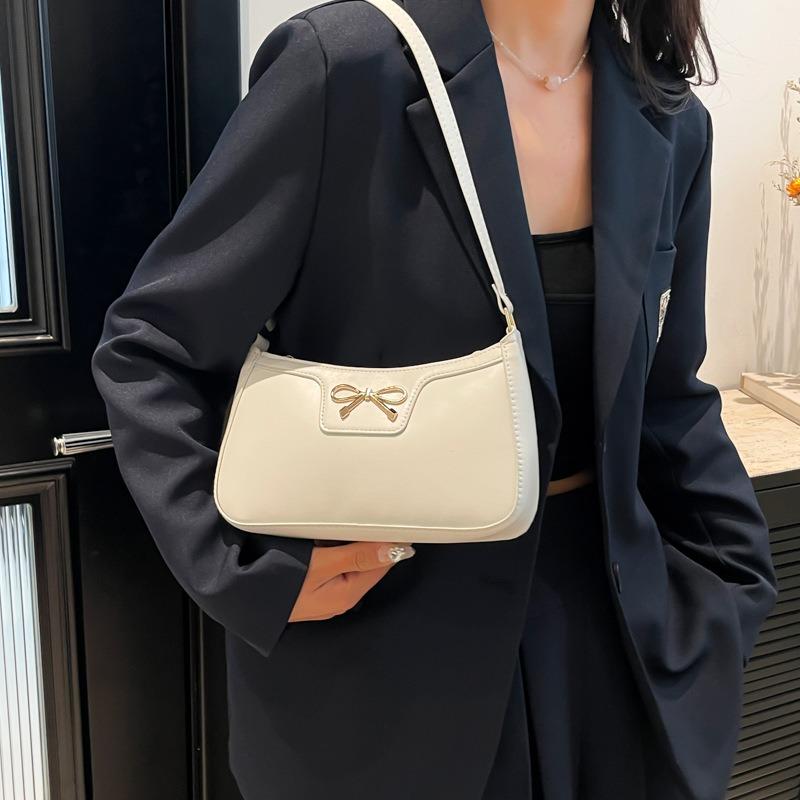 Popular fashion bow underarm bag new trend shoulder bag high sense versatile hand bag women