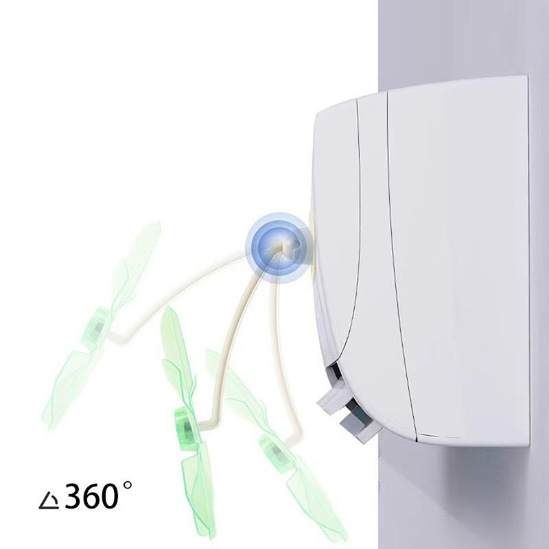 3Pcs Wall Mounted Conditioning Guide Fan Plastic Adjustable Suction Cup Air Conditioning Ventilator Windmill Shaped