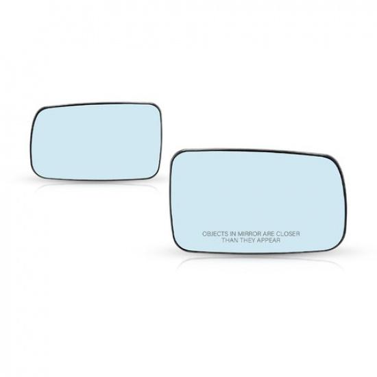 2x For BMW 32i 328Ci 330Ci 745i Left Right Side Heated Door Mirror Blue Glass
