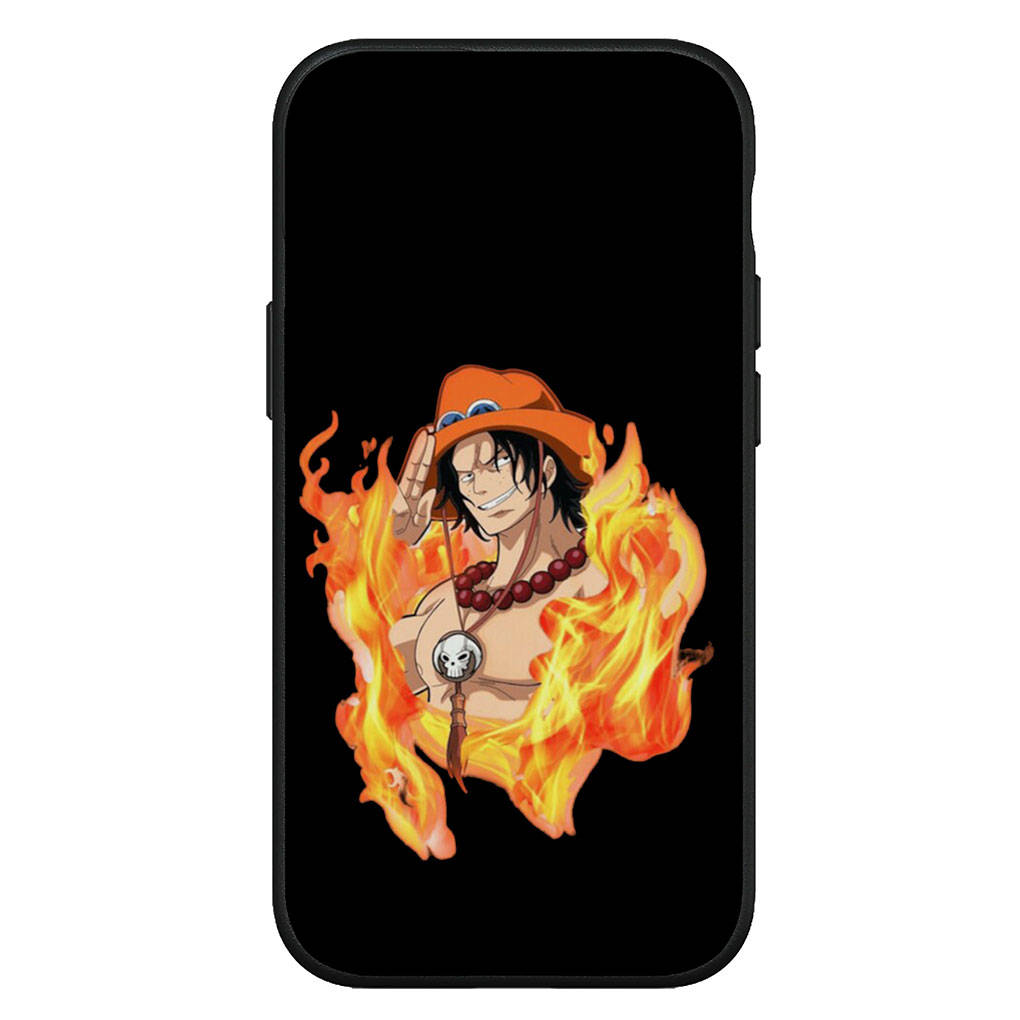 Cover for iPhone 16 15 Xiaomi Redmi Note 14 13 12 11 Pro Max X 8 9 16e Samsung Galaxy S25 S24 S23 Moto E15 OPPO Huawei One Piece Luffy Ace Phone Case