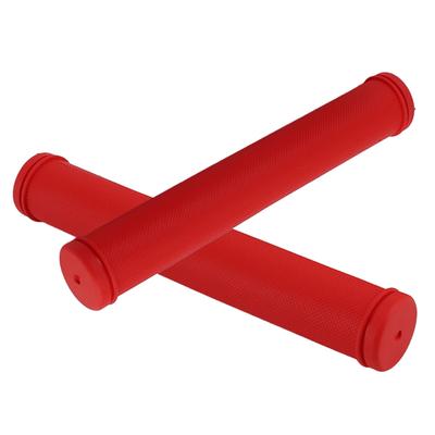 2PCS Butterfly Bicycle Handlebar Grips Shock Absorbing Flexible Comfortable Universal for Bikes Red