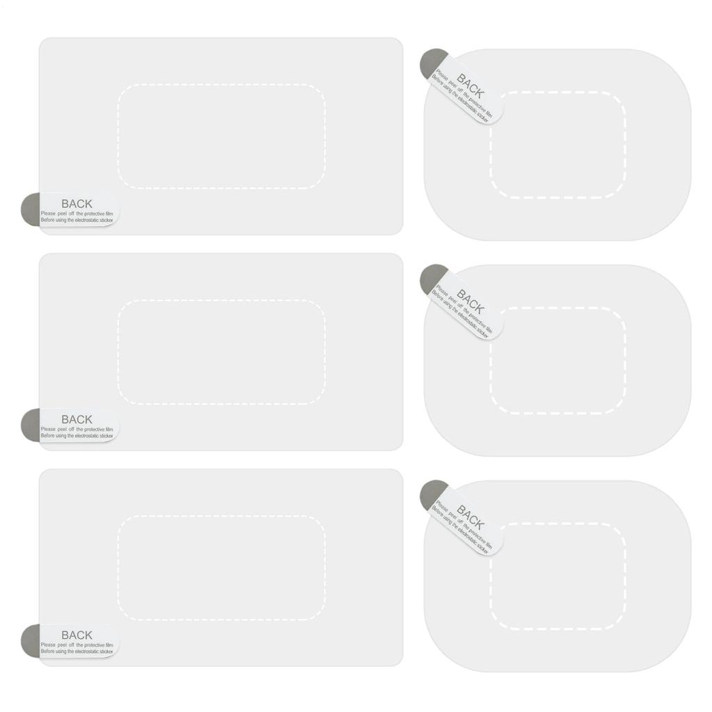 Windshield Sticker Protector, Drive Recorder Front - Electrostatic for Dash Cam 6pcs Vista Front