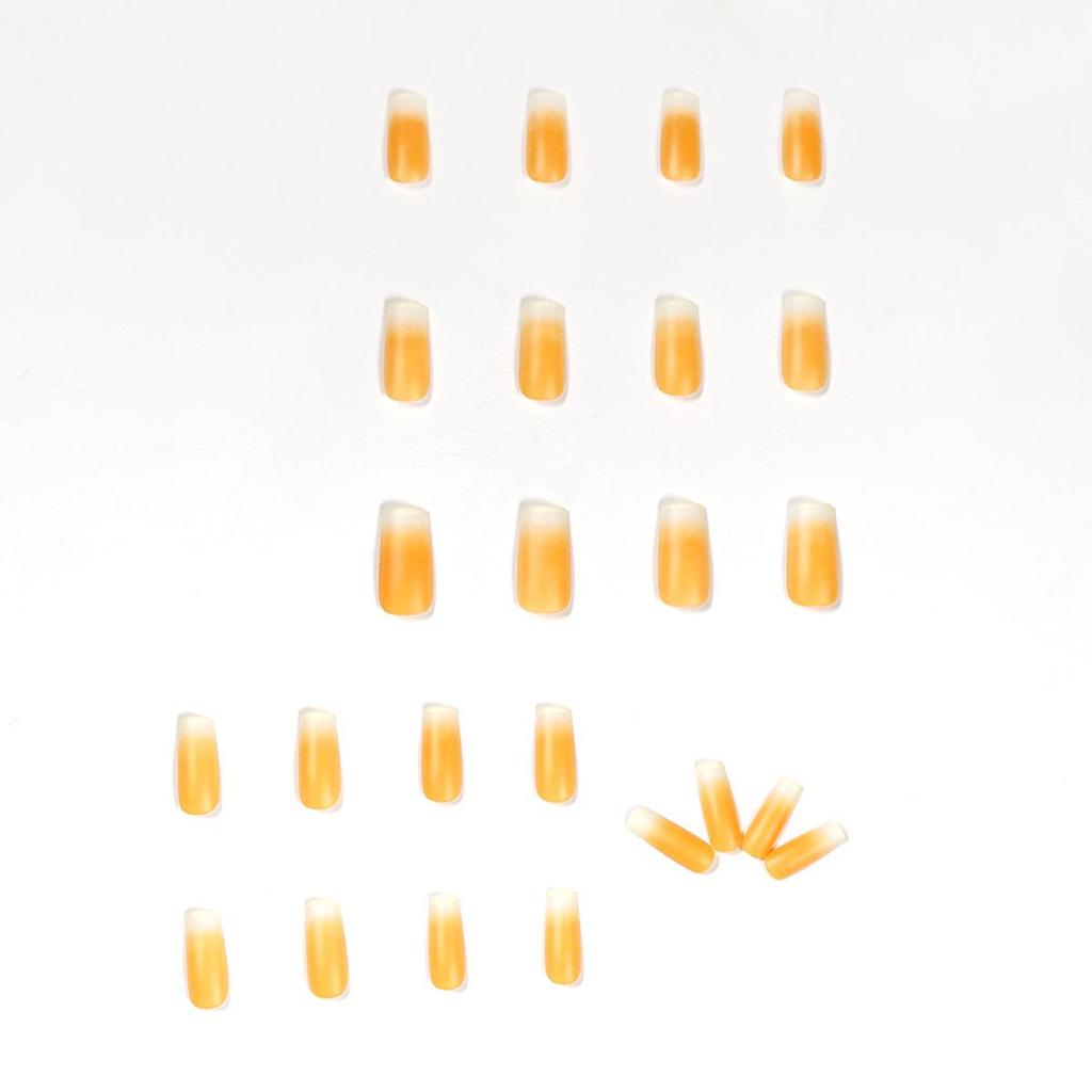 Lemon Soda Summer Wearable False Nails Art Stickers