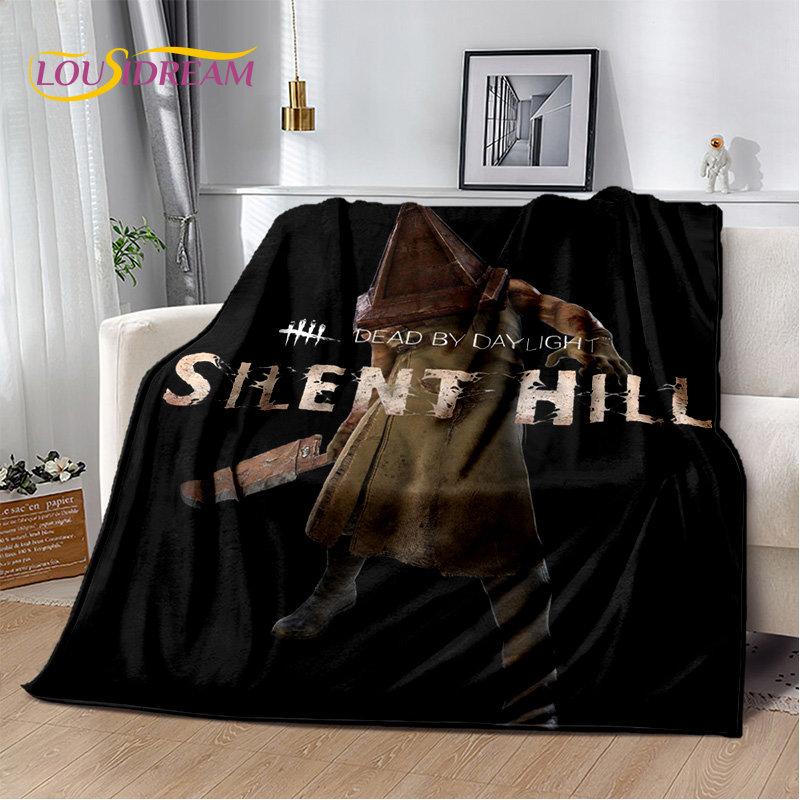 Silent Hill Horror Movie Games Soft Plush Blanket,Flannel Blanket Throw Blanket for Living Room Bedroom Bed Sofa Picnic Cover