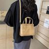 New Summer Bag for Women's Fashionable Simple Shoulder Bag Casual Commuter Crossbody Bag Texture Personalized Tote Bag