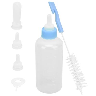 Pet Feeding Bottle Replaceable Silicone Nipple for Newborn Kittens Puppies Rabbits Small