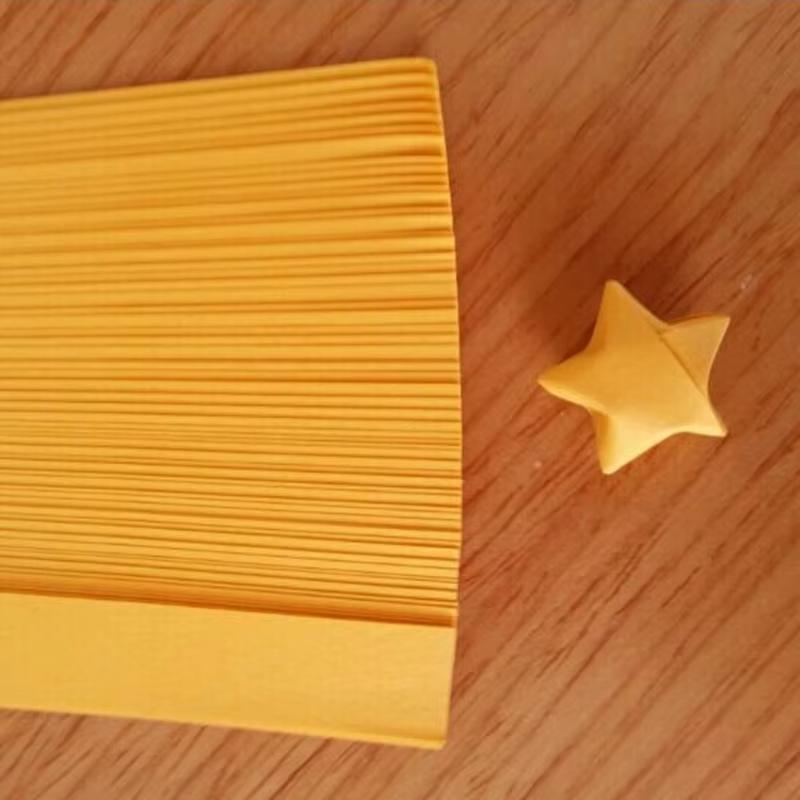 Origami Lucky Star Stuhy Barvy Proužky Skládací Sada Papíru Štěstí Hvězda Dekorace Hvězda Přání Pro Děti (Náhodná barva)