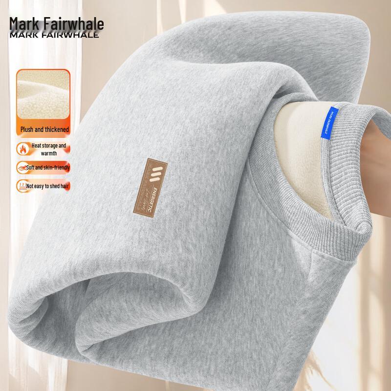 

Mark Fairwhale Men s Fleece Lined Crew Neck Sweatshirt M