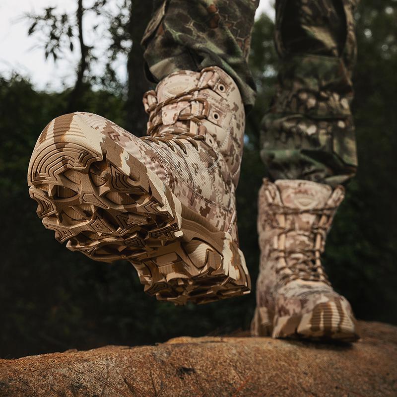 Mens Military Running Shoes Ankle Boots Men Outdoor Autumn Climbing Shoes Man Boots Winter Thickness Shoes for Men