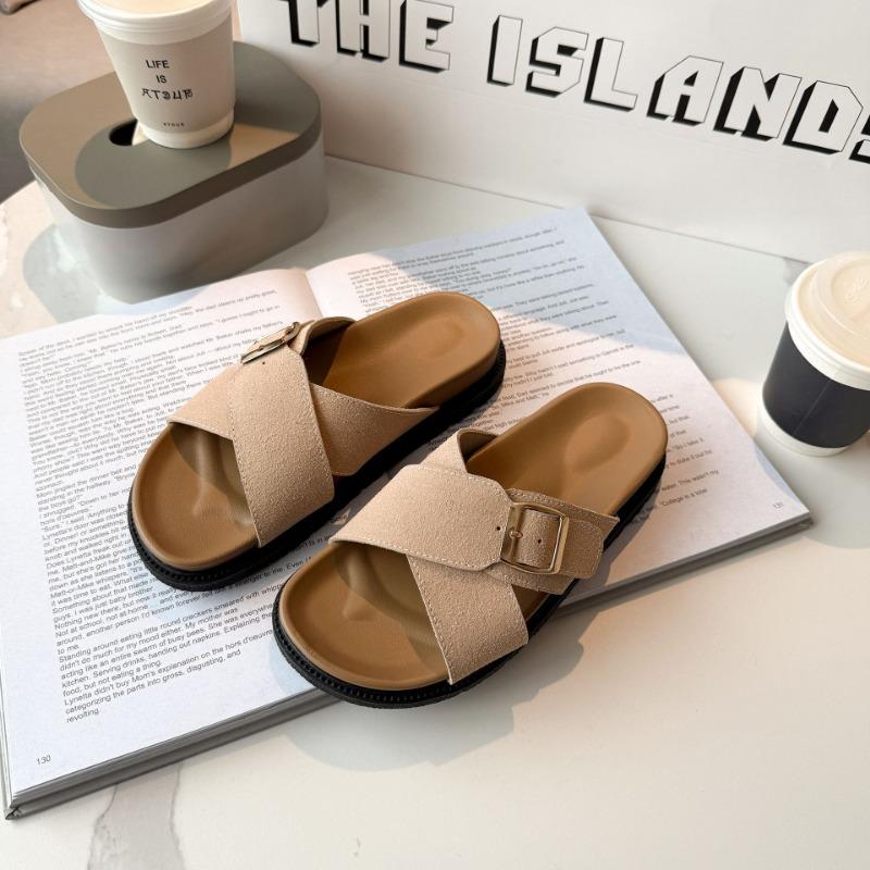 Oversized, Sandals, Thick Bottom, Versatile, Beach Shoes, Seaside, New Style, Outerwear, Women's, Slippers