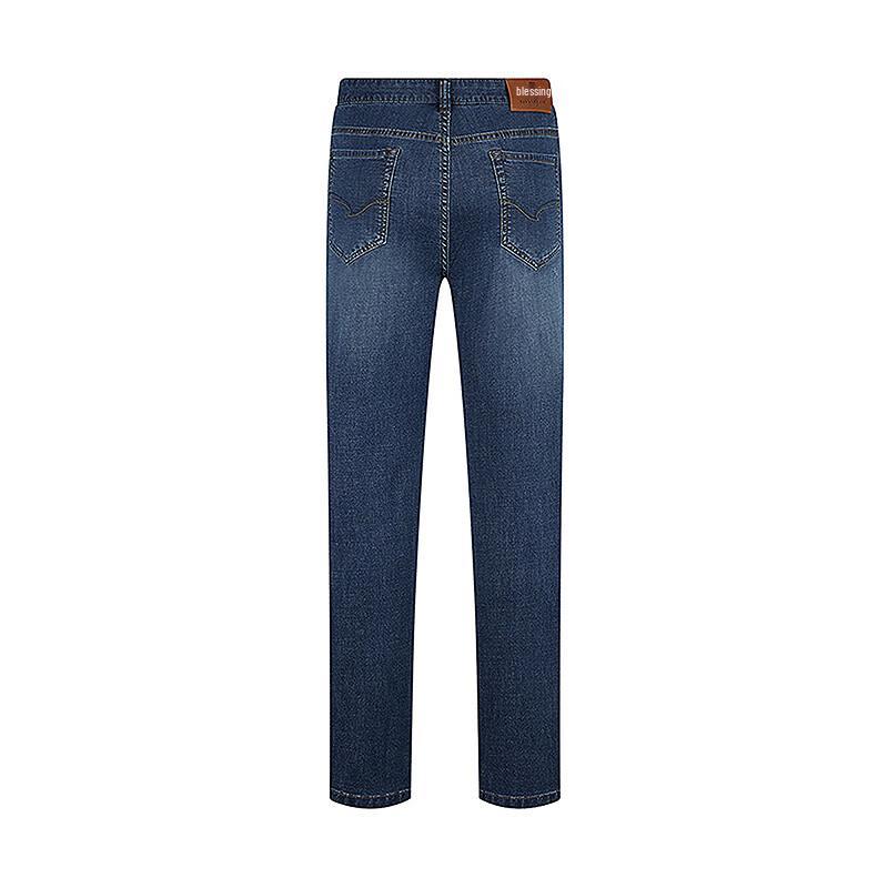 Septwolves Men's Lyocell Blend Straight-Leg Jeans