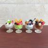 1 Piece Miniature Dollhouse Fruit Biscuit Food Ice Cream Cup Model Toy For Doll Accessories Diy Decoration Kids Gift