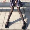 Japanese-Style White Silk Bow Knee-High Stockings