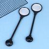 1/2Pcs  Rearview Handlebar Mirrors Rotatable For Mountain Road Bike Motorcycle Bendable Hose Adjustable Rearview Mirror
