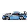 POP RACE Mazda RX7 Widebody Blau Chrom Fertigprodukt PR640223 1/64 REAmemiya