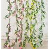 Simulation Sunflower Daisy Garden Flower Vine Sunflower Fake Flower Rattan Living Room Winding Indoor Decoration Blocking LS
