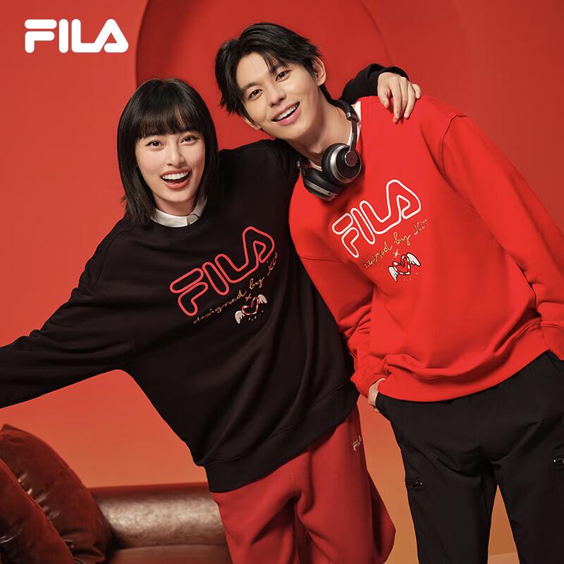 FILA Yang Mi Collection Dragon Serpent Pure Cotton Unisex Sweatshirt M
