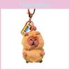 Doll Series Capybara Wearing Headgear And Wings Design Plush Keyring Gift For