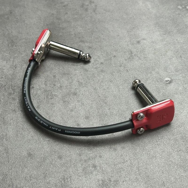 Low Noise Quality Guitar Patches Cable Right Angle Guitar Patches Cables Professional Patches Cables for Guitar Pedals