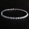 Super Sparkle Flash Tennis Bracelet - Unique 3X6mm Design, High-End and Stylish