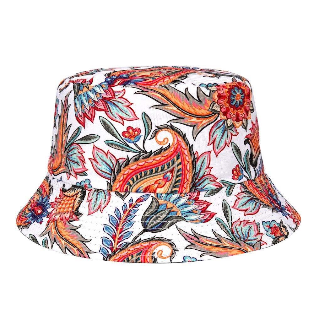 2023 Custom Sublimation Printing Double-Sided Bucket Hat All Over Printing Reversible Bucket Hats