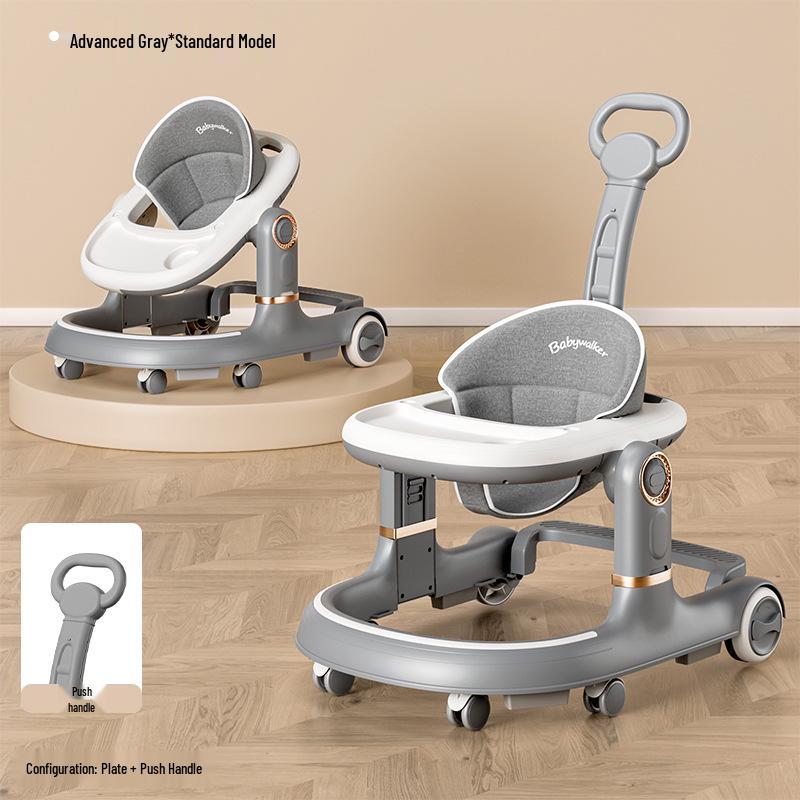 Two-in-One Baby Walker & Learning Push Car for Boys and Girls - Non-Slip, Anti-Tip Design