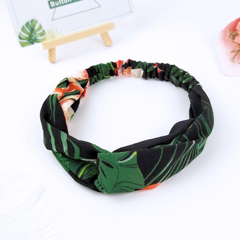 Scrunchies Frau Geknoteter Turban Haaraccessoires für Mädchen Stirnband Turban Elastisches Haarband Kopfwickel Gestreifte Haar-Scrunchies