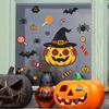 Halloween Pumpkin, Bat, Spider, Balcony, Home, Window Decoration, Window Stickers