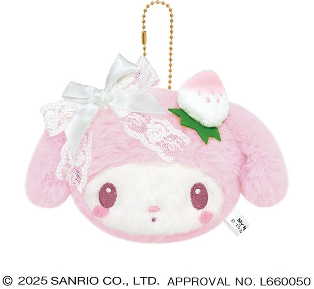 Crux Sanrio My Melody Plüsch Spiegel Weiß Erdbeer-Teestunde 133229 -
