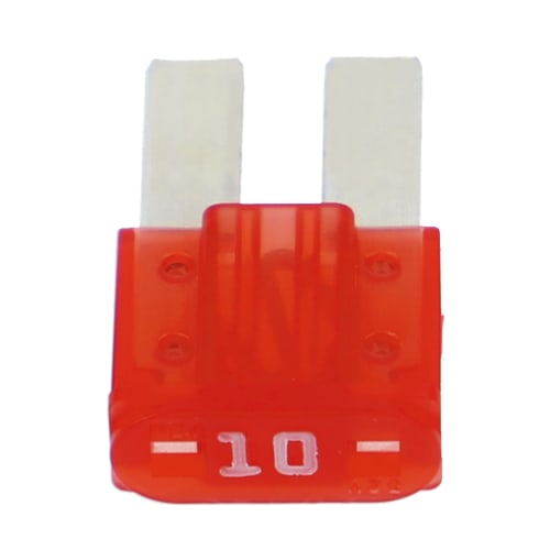 Amon [Sales Route Limited Item] Micro 2 Fuse 10A (approx. 9 X 15 X 4 Mm) 10 Pieces 7603