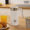 Elegance Mousseur À Lait Électrique, Réchauffeur Mousseur Froid/Chauffant 130ml Briebe MF1172WHT 500W Blanc 04124