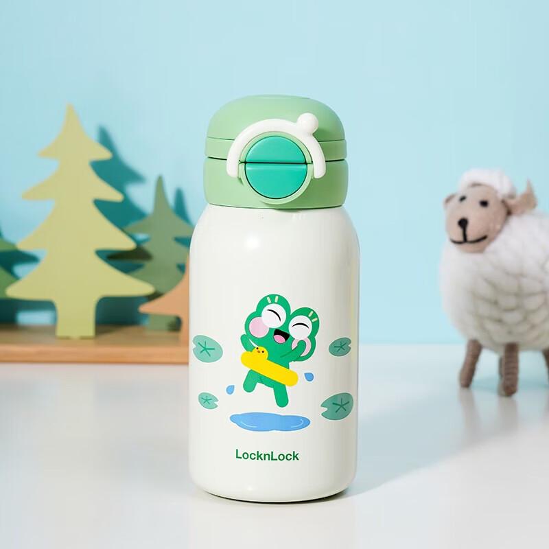 LOCK&LOCK Children s Portable Stainless Steel Insulated Straw Cup